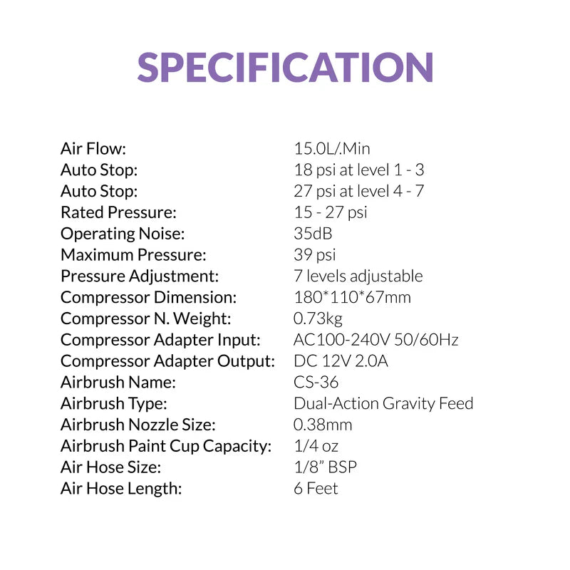 Gaahleri Ambition Series GTS-06 Serenair Mini Compressor