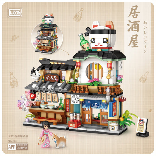 LOZ Mini Block 1232 Izakaya - 789 Pcs Model Bricks Building Blocks