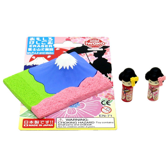 iwako Puzzle Eraser Mt.FUJI & Maiko Blister Pack ER-BRI051 Iwako 4.49 OEShop