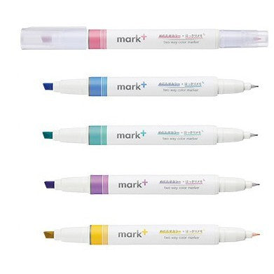 KOKUYO Mark+ 2 Way Highlighter 5-colour set PM-MT200-5S KOKUYO 9.99 OEShop
