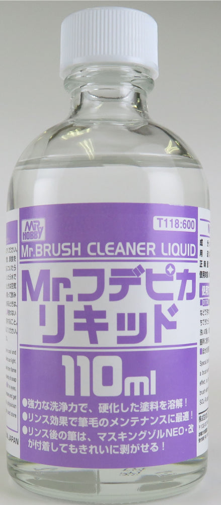 GSI Creos Mr Hobby T-118 Mr.Brush Cleaner Liquid 110ml