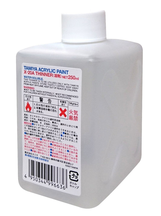 TAMIYA 81040 THINNER X20-A 250ml Tamiya 6.75 OEShop