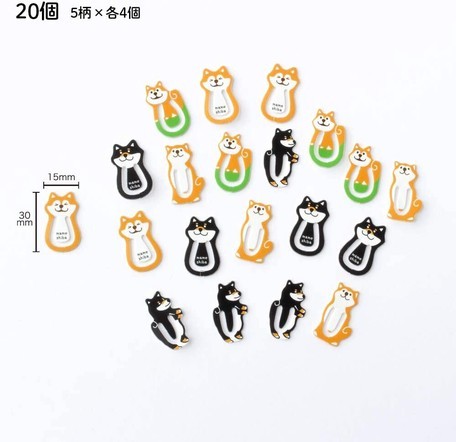 Pine Book Flat Clip ( Mini Mameshiba) 20pieces Pine Book 3.99 OEShop