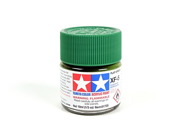 TAMIYA 81704 ACRYLIC MINI XF-4 YELLOW GREEN 10ml Tamiya 1.85 OEShop