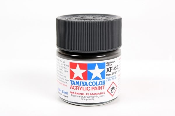 TAMIYA 81763 ACRYLIC MINI XF-63 GERMAN GREY 10ml Tamiya 1.85 OEShop