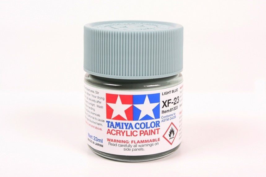 TAMIYA 81723 ACRYLIC MINI XF-23 LIGHT BLUE 10ml Tamiya 1.85 OEShop