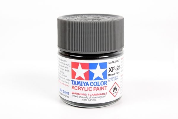 TAMIYA 81724 ACRYLIC MINI XF-24 DARK GREY 10ml Tamiya 1.85 OEShop