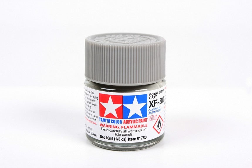 TAMIYA 81780 ACRYL.MINI XF-80 NAVAL SEA GREY 10ml Tamiya 1.85 OEShop