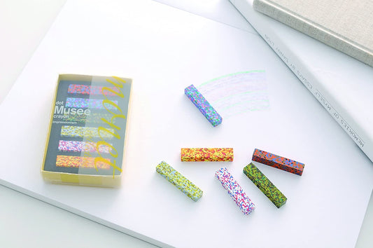 Aozora Dot Musee Multi-Color Crayon Stick - Set of 6 Aozora 14.98 OEShop