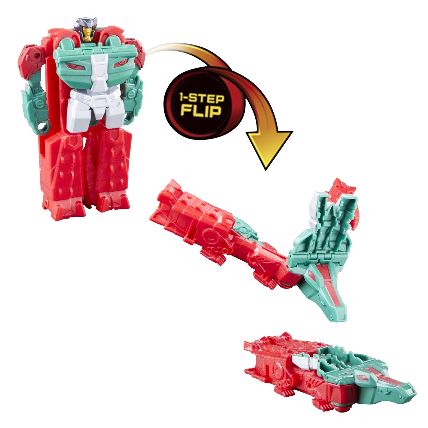 Transformers EarthSpark 1-Step Flip Changer Figure SkullCruncher