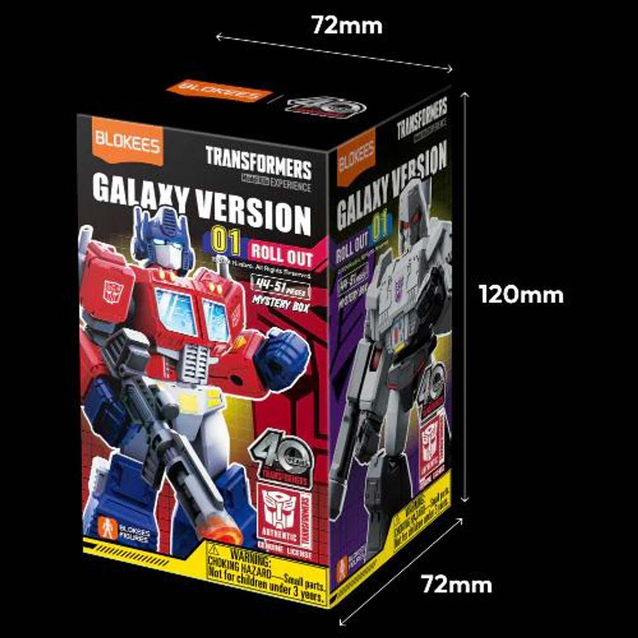 Blokees Transformers Galaxy Version 01 Roll Out Action Figure Model Kit Blind Box