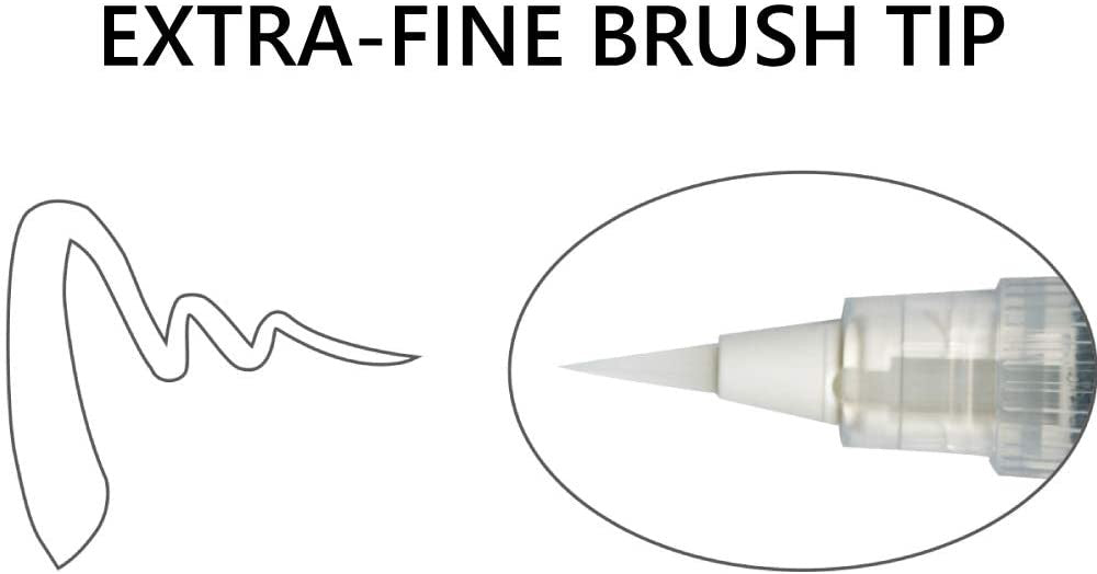 Kuretake Zig Cartoonist Brush Pen White CNBW-01S Kuretake 6.99 OEShop