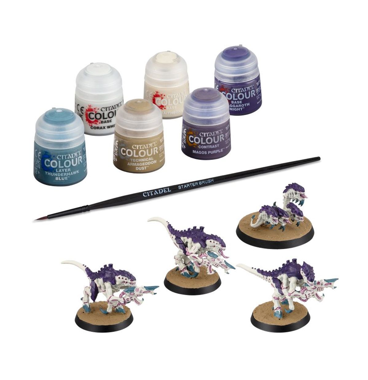 Warhammer 40,000 Paint Set: Tyranids - Termagants and Ripper Swarm 60-13