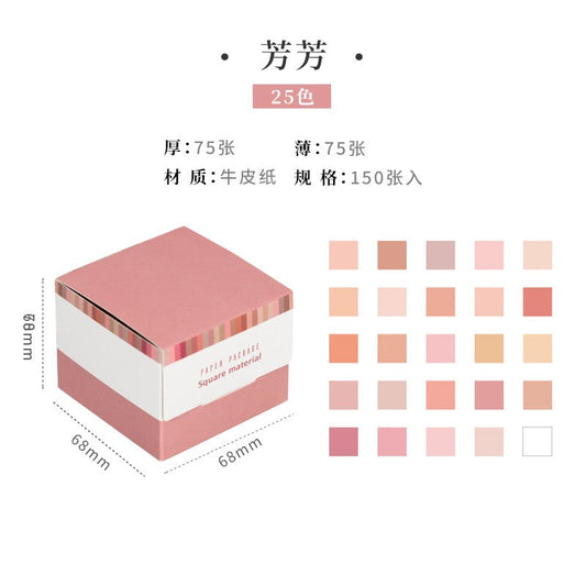 Rosy Posy Memo Notes Morandi Color Multifunctional Tohkin 3.99 OEShop