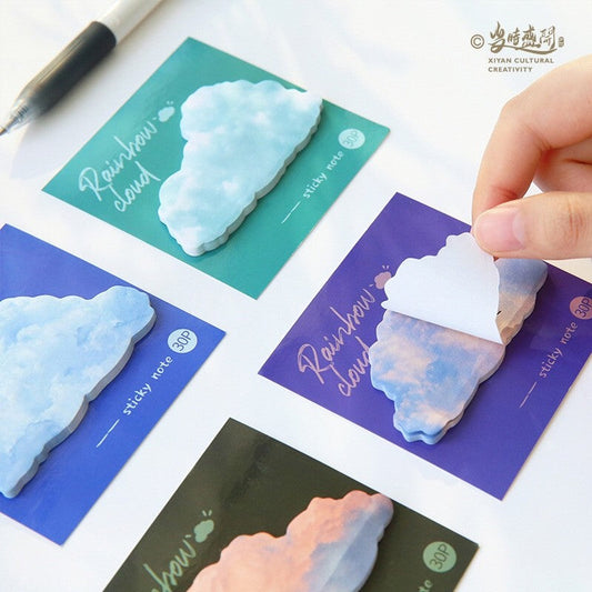Rainbow cloud Sticky Notes Set Of 4 OEShop 3.99 OEShop