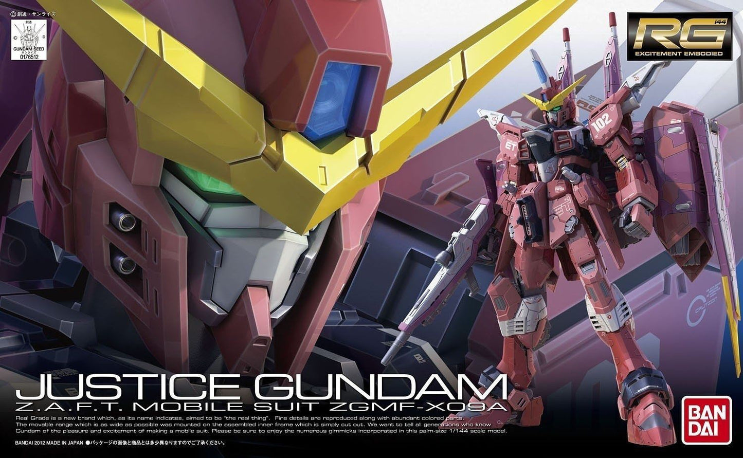 PART - 1/144 RG 09 ZGMF-X09A Justice Gundam - Runner SB-12