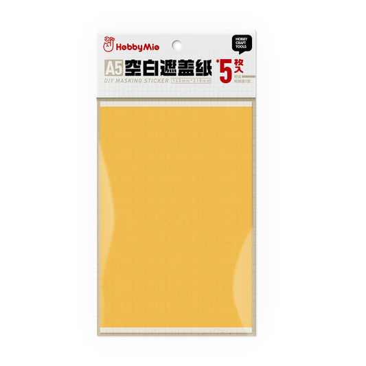 HobbyMio Flat Blank DIY Masking Sticker Size 21cm*14.5cm