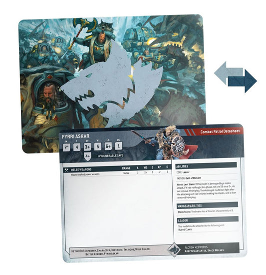 Warhammer 40,000 Datasheet Cards: Space Wolves 53-02