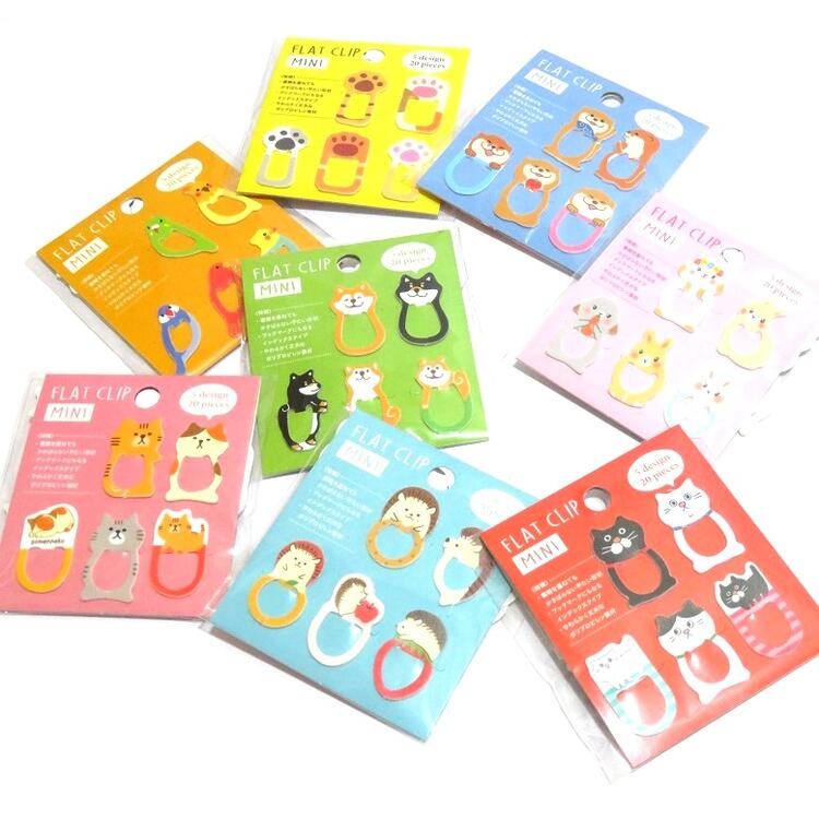 Pine Book Flat Clip (Mini Hedgehog) 20 pieces Pine Book 3.99 OEShop