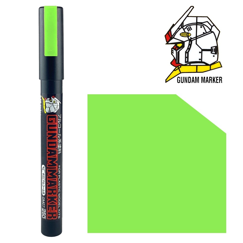 GSI Mr.Hobby GM15 250 Gundam Marker Fluorescent Green (NEW 2021 Release) GSI Creos Mr. Hobby 3.99 OEShop