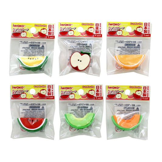 IWAKO Erasers Cut Fruit 6 Types Assort Single Erasaer Iwako 0.99 OEShop