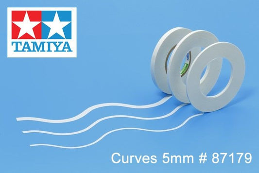 TAMIYA 87179 MASKING TAPE for CURVES 5MM WIDTH 20M LENGTH Tamiya 4.50 OEShop