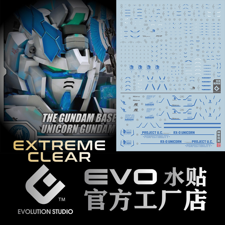 EVO E-RG30BL RG Unicorn Perfectibility (Blue) UV Evolution Studio Decals