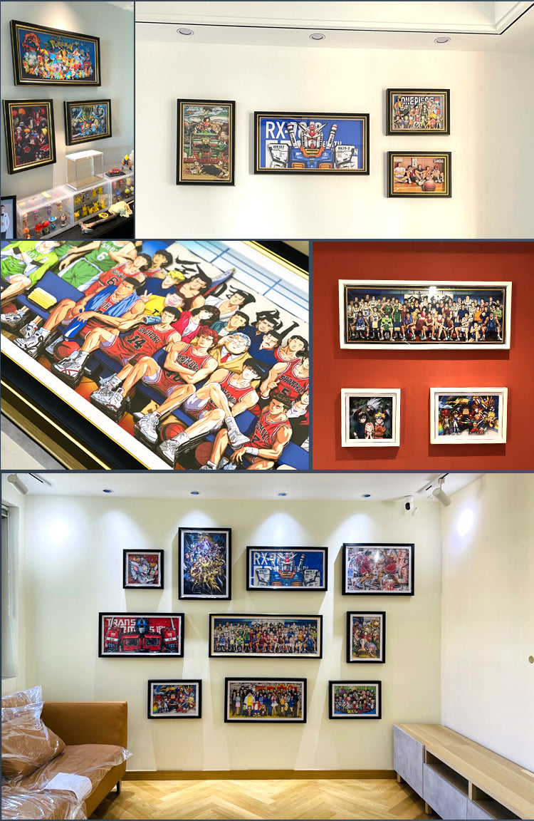 Framed Arts Handmade 3D Decor Paper Art ASW-G-08 Barbatos Picture
