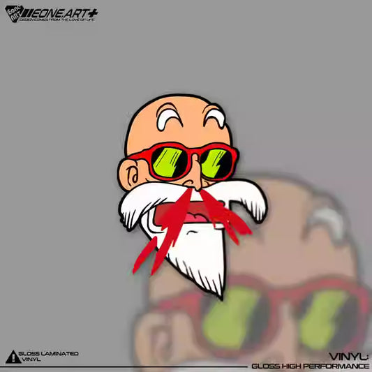 EONE Stickers Reflective Anime Waterproof Car & Glass Sticker STI0046