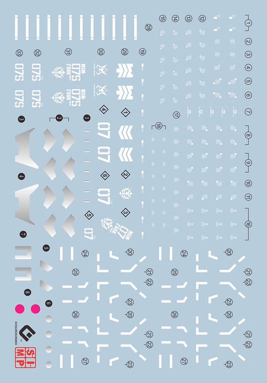 EVO E-RG16 RG Z'Gok(Char's&Mass Productive) UV Evolution Studio Decals