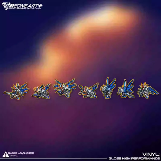 EONE Stickers Reflective Mecha Waterproof Car & Glass Sticker STI0076