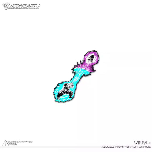 EONE Stickers Reflective Anime Waterproof Car & Glass Sticker STI0075