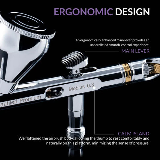 Gaahleri Premium Series GHPM-Mobius 0.3mm Airbrush