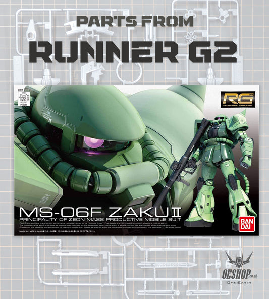 PART - 1/144 RG 04 MS-06F ZAKU II - Runner G2