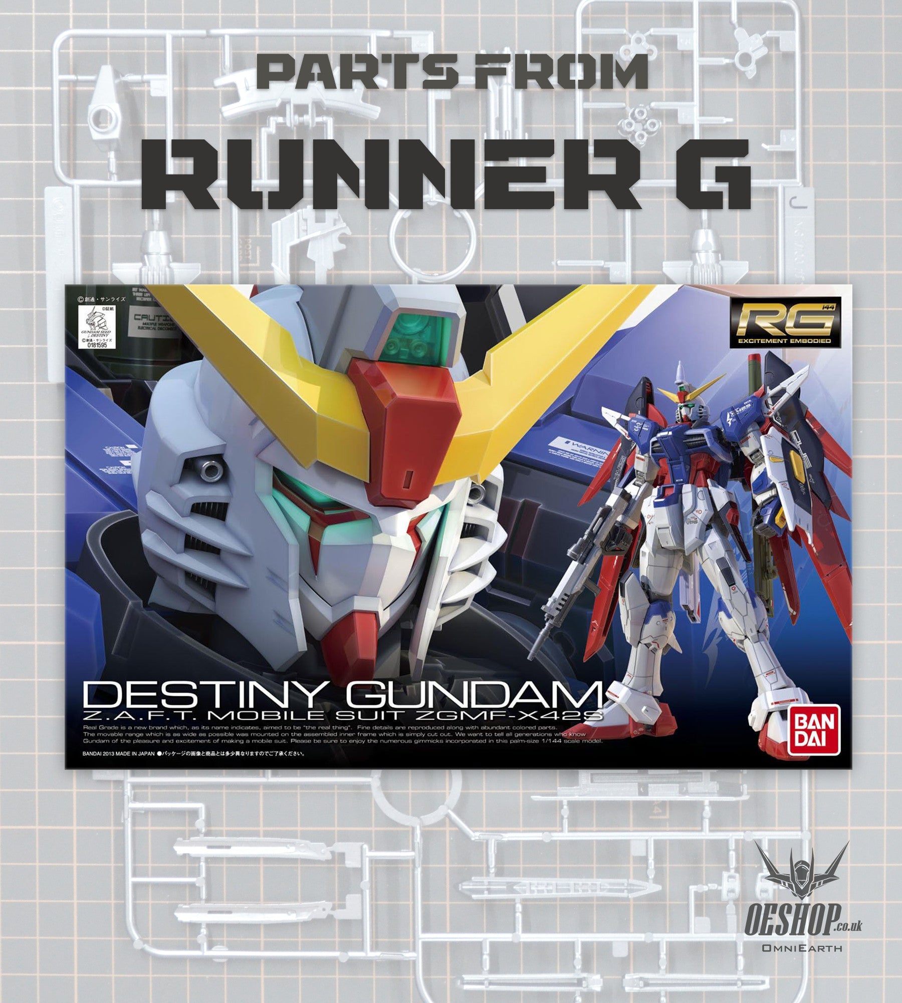 Bandai - Gunpla - 1/100 MG - ZGMF-X42S DESTINY GUNDAM Bandai - Gunpla - 1/100 MG - ZGMF-X42S DESTINY GUNDAM