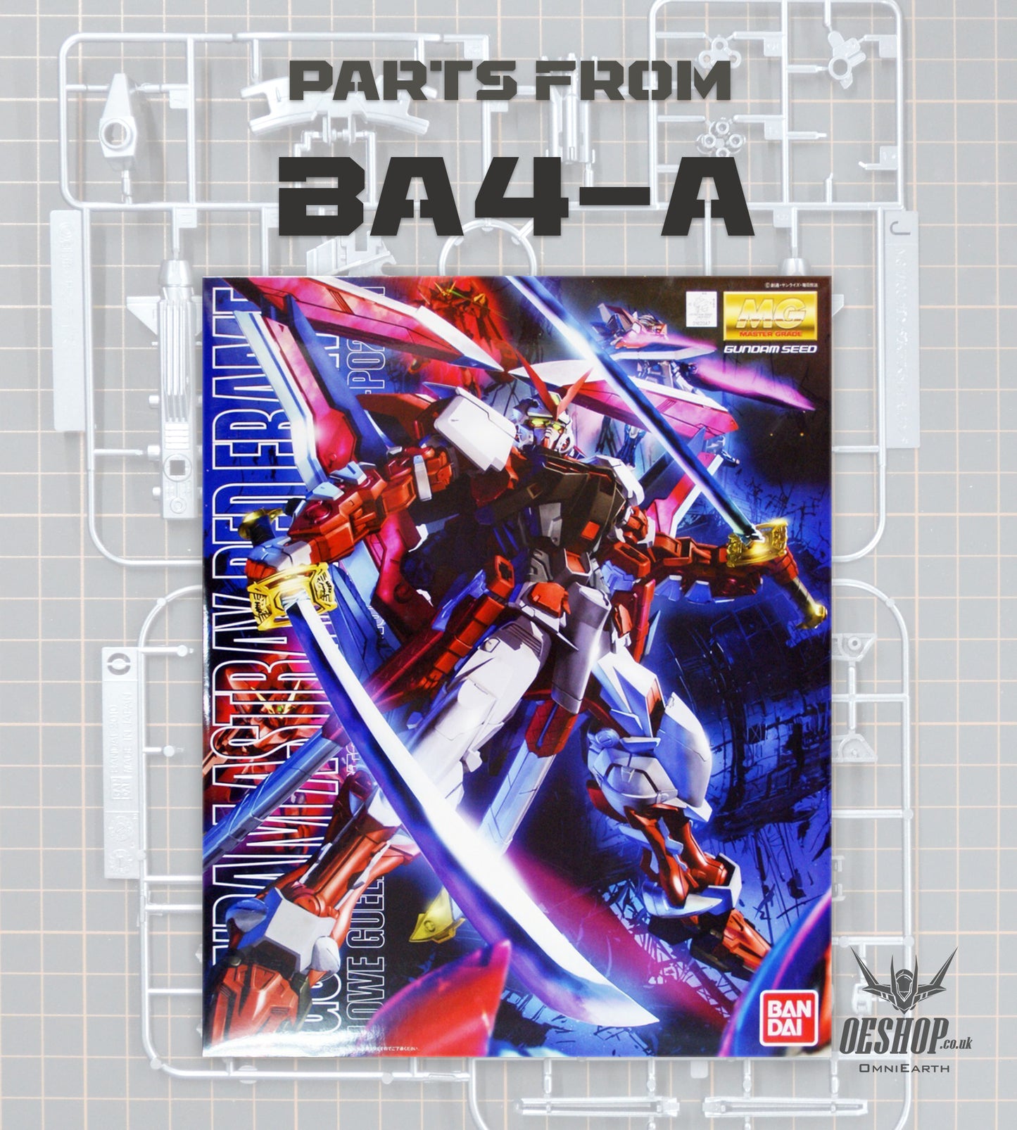 PART - 1/100 MG Gundam Red Frame Astray Kai - Runner BA4-A