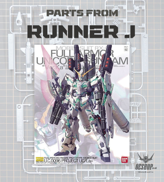 PART - 1/100 MG Full Armor Unicorn Gundam Ver.ka - Runner J