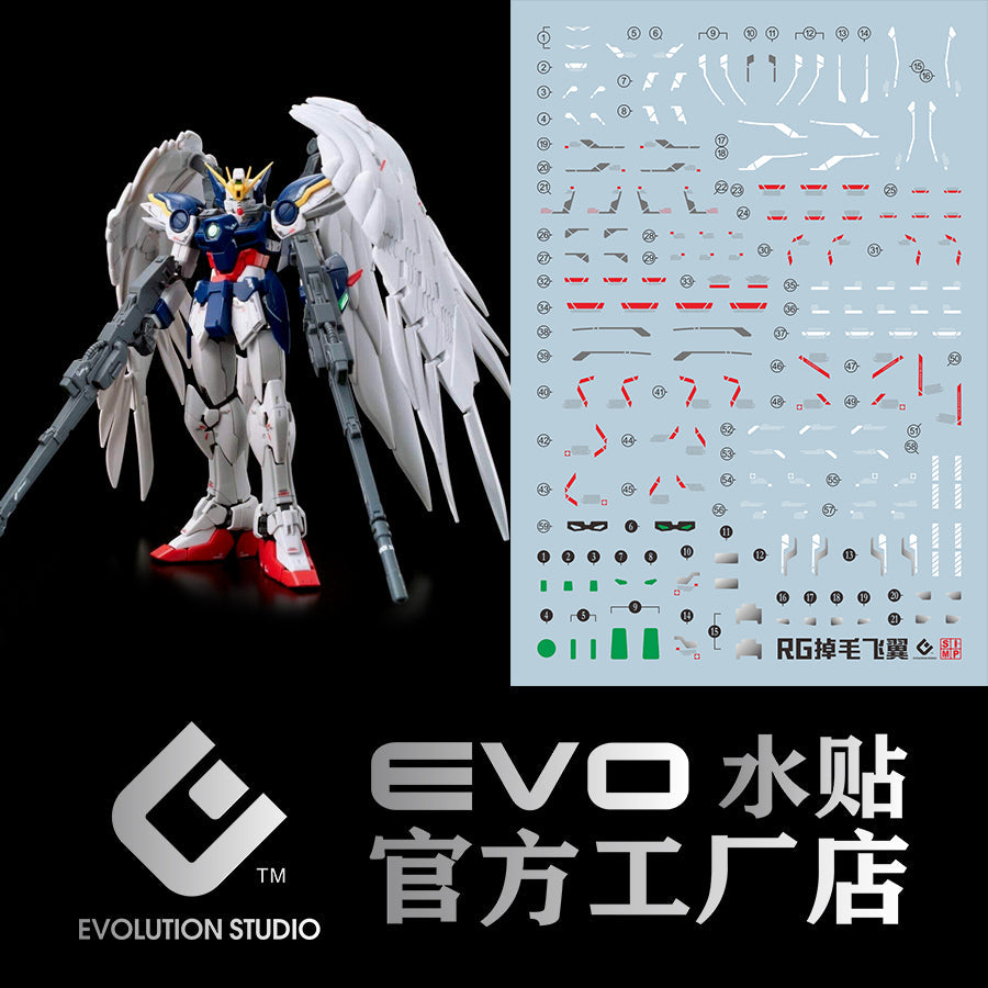 EVO E-RG17 RG Wing Zero UV Evolution Studio Decals