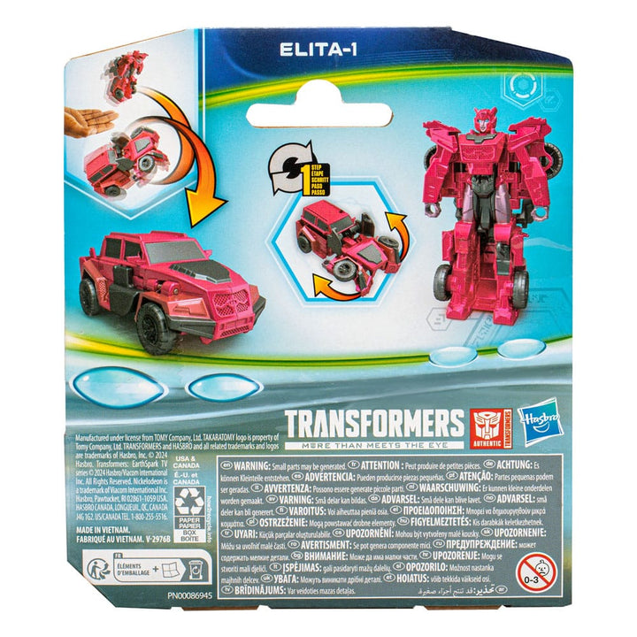 Transformers EarthSpark 1-Step Flip Changer Figure Elita-1