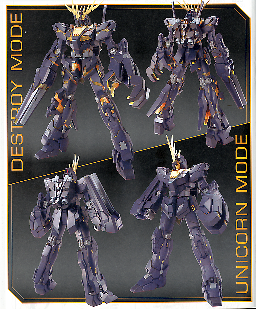 1/100 MG Gundam Unicorn 2 RX-0 Banshee