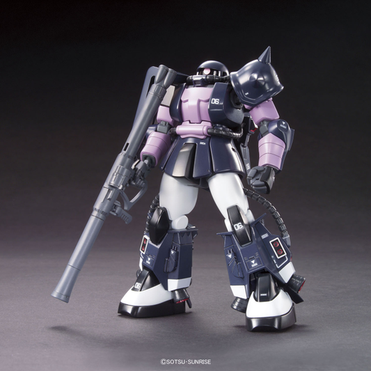 1/144 HGUC 151 MS-06R-1A Zaku II Black Tri-Stars