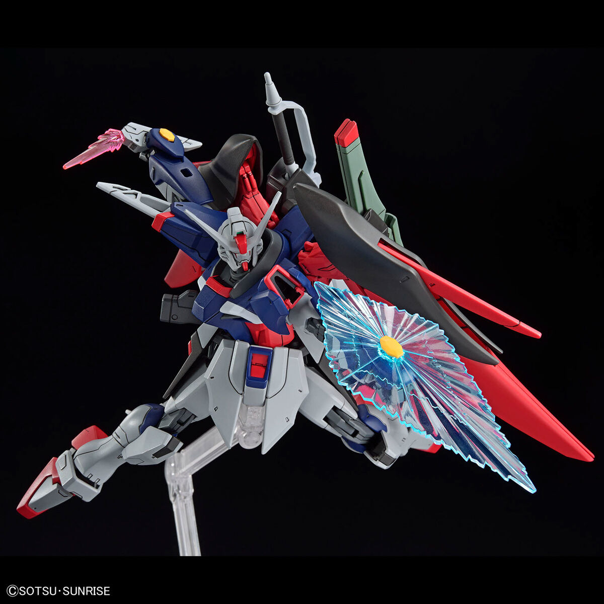 1/144 HGCE 258 Destiny Gundam Spec II & Zeus Sillouette