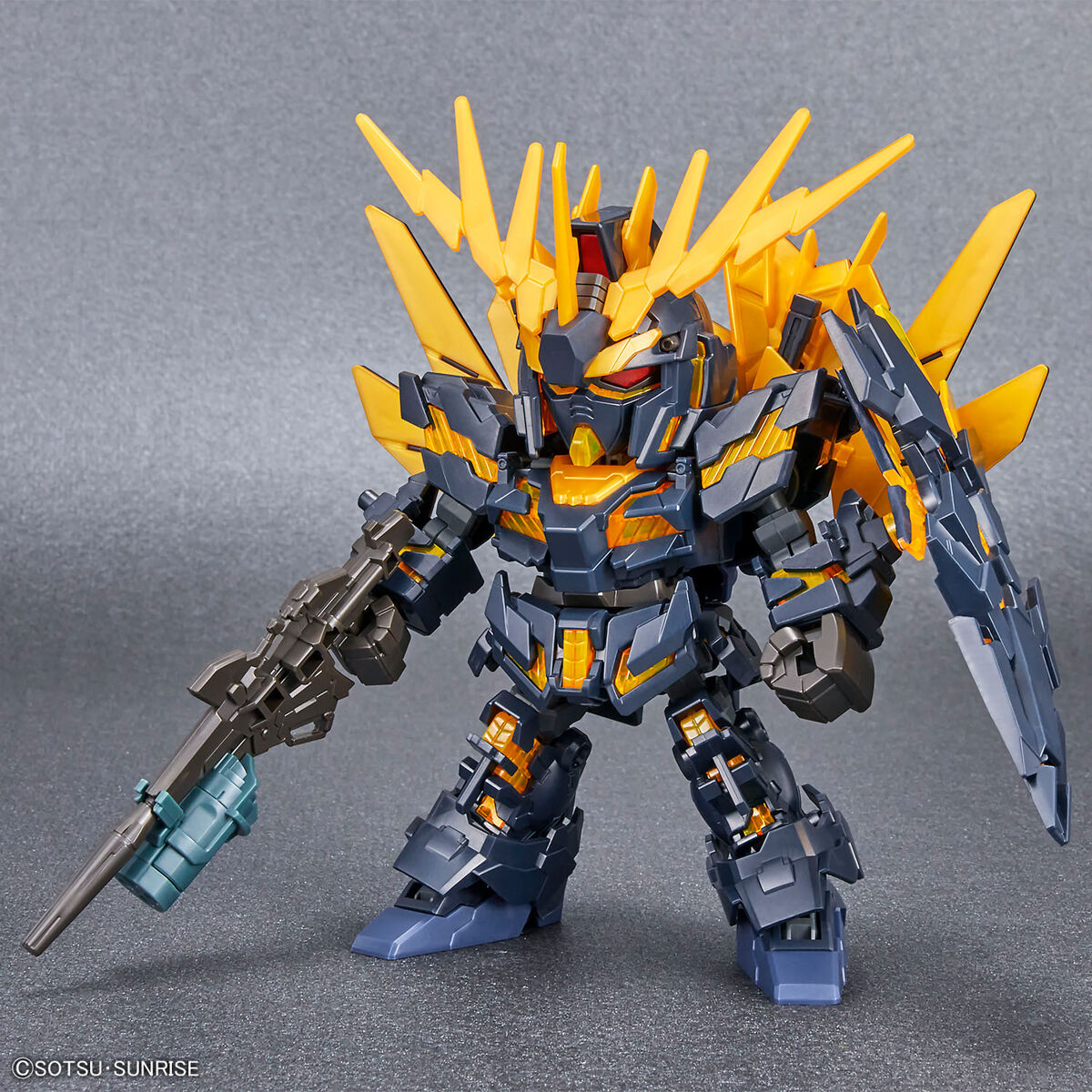 SD Gundam Cross Silhouette 19 Unicorn Gundam 2 Banshee (Destroy Mode) & Banshee Norn Parts Set