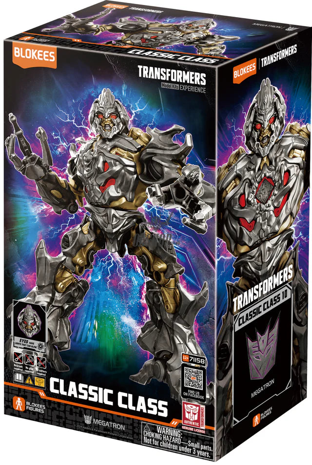 PART - Blokees Transformers Classic Class 10 Megatron Action Figure Model Kit - Runners & Stickers