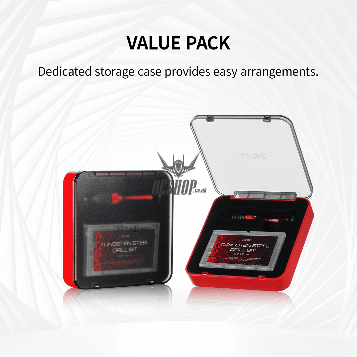 Dspiae At-Shd Precision Aluminum Alloy Hand Drill Set