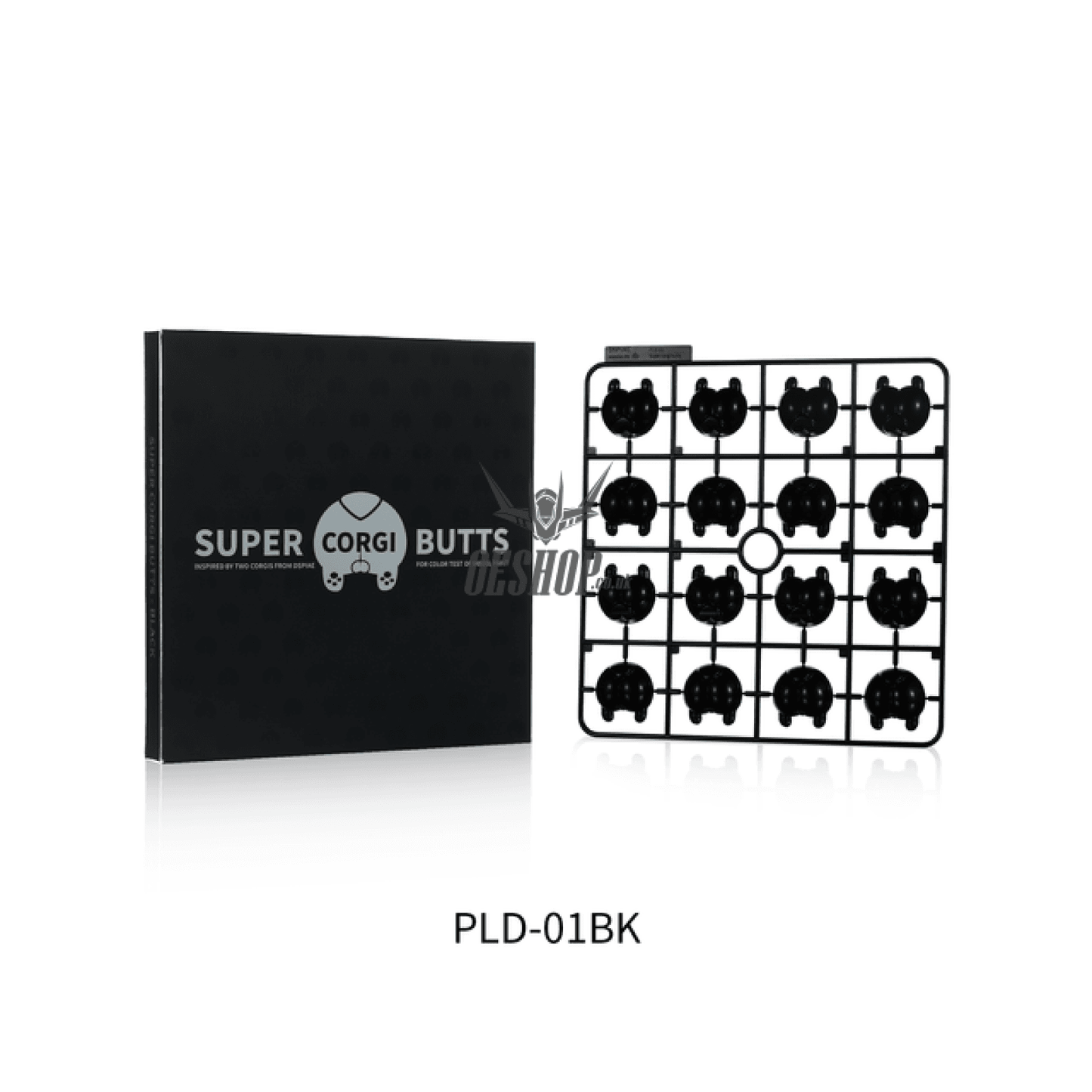 Dspiae Pld Super Corgi Butt Color Testing Piece Pld-01Bk Black