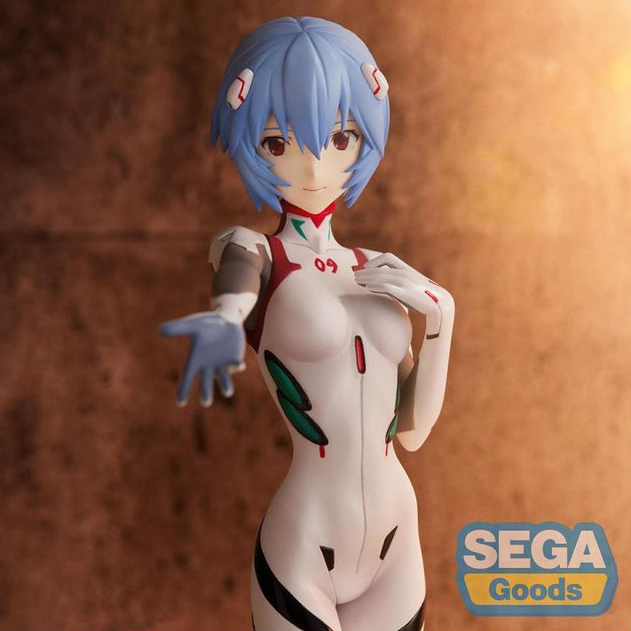 Sega Evangelion 3.0+ 1.0 Thrice Upon A Time Figurine PVC Spm Rei Ayanami Neon Genesis (White)