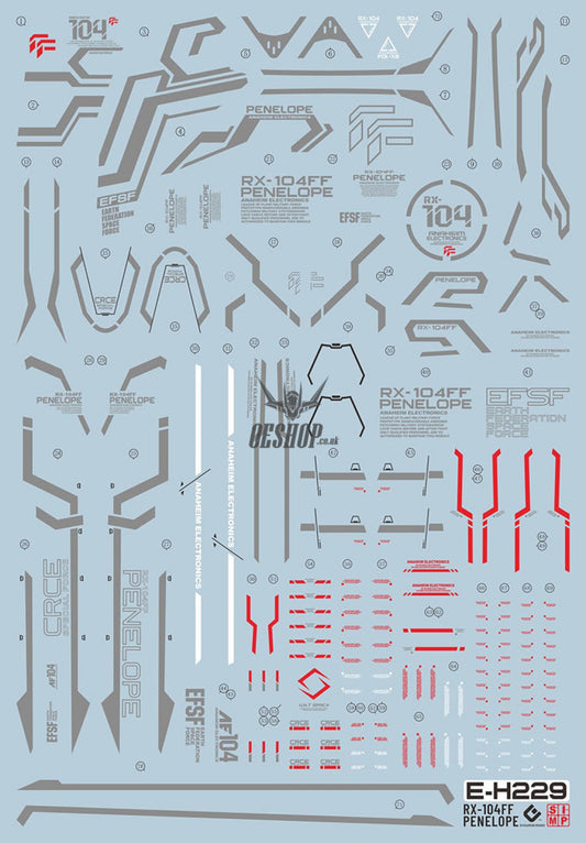 Evo - E-Hg229 (Uv) Hg Penelope Evolution Studio Decals