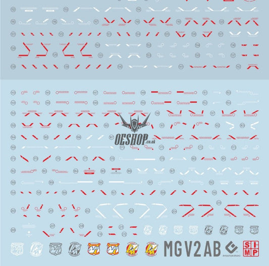 Evo - E-M128 (Uv) Mg Avalanche Exia Evolution Studio Decals