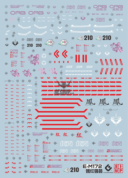 Evo - E-Mg172 (Uv) Mg Strike Rouge Mbf-02 Evolution Studio Decals